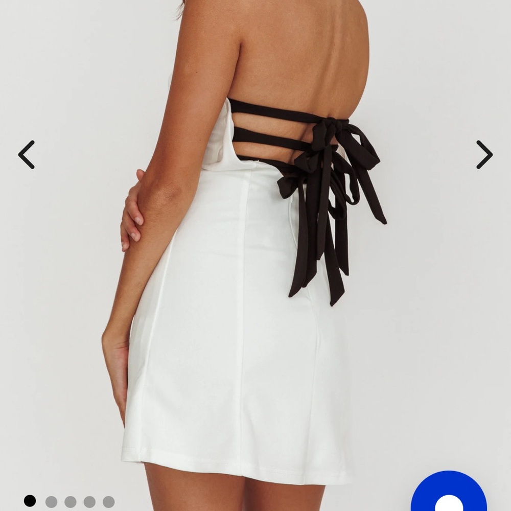 NWT Selfie Leslie WHITE MINI DRESS